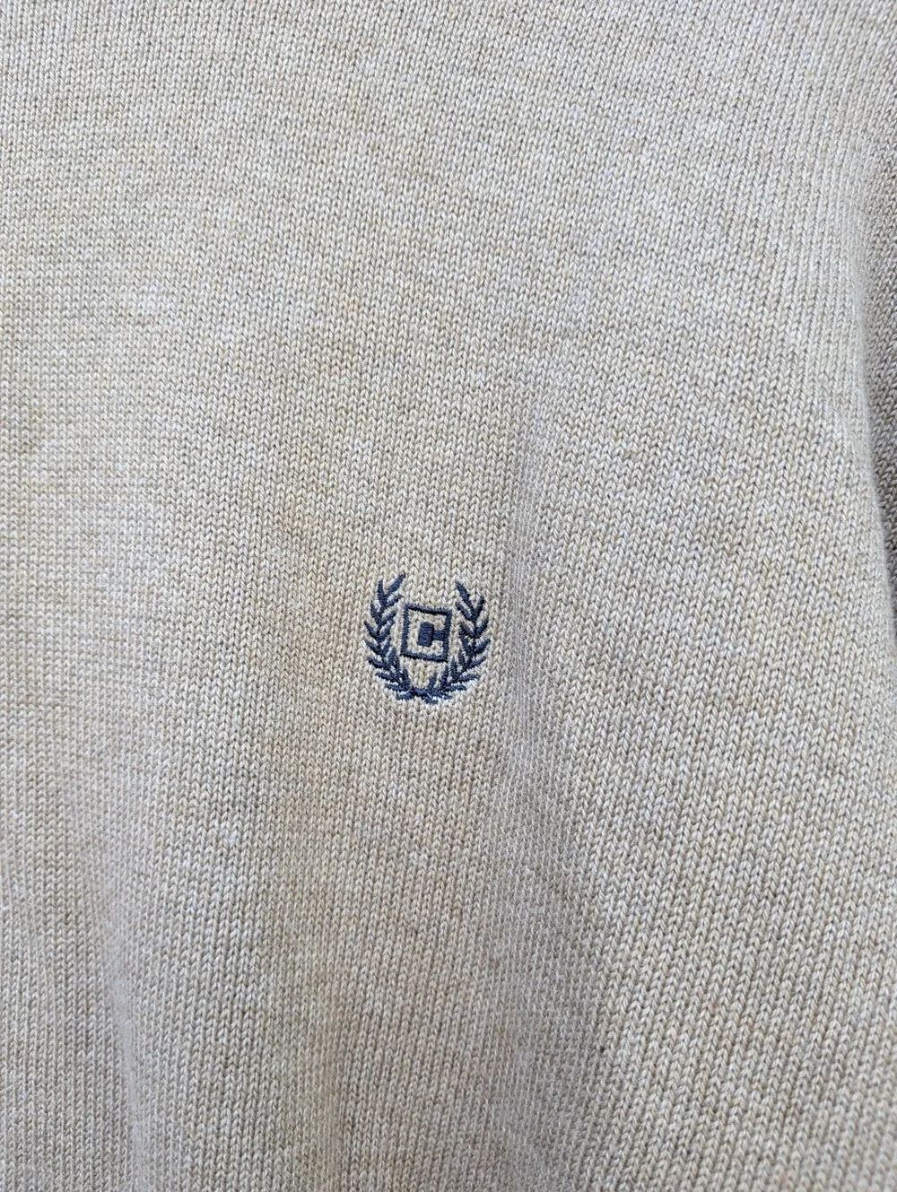 Classic CHAPS Camel Xl 100% Cotton Year Round Sweater Travel Business Casual
